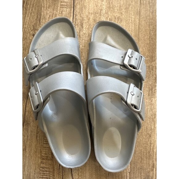 Birkenstock EVA Arizona Double Strap Sandals 38 Gray - Picture 1 of 4